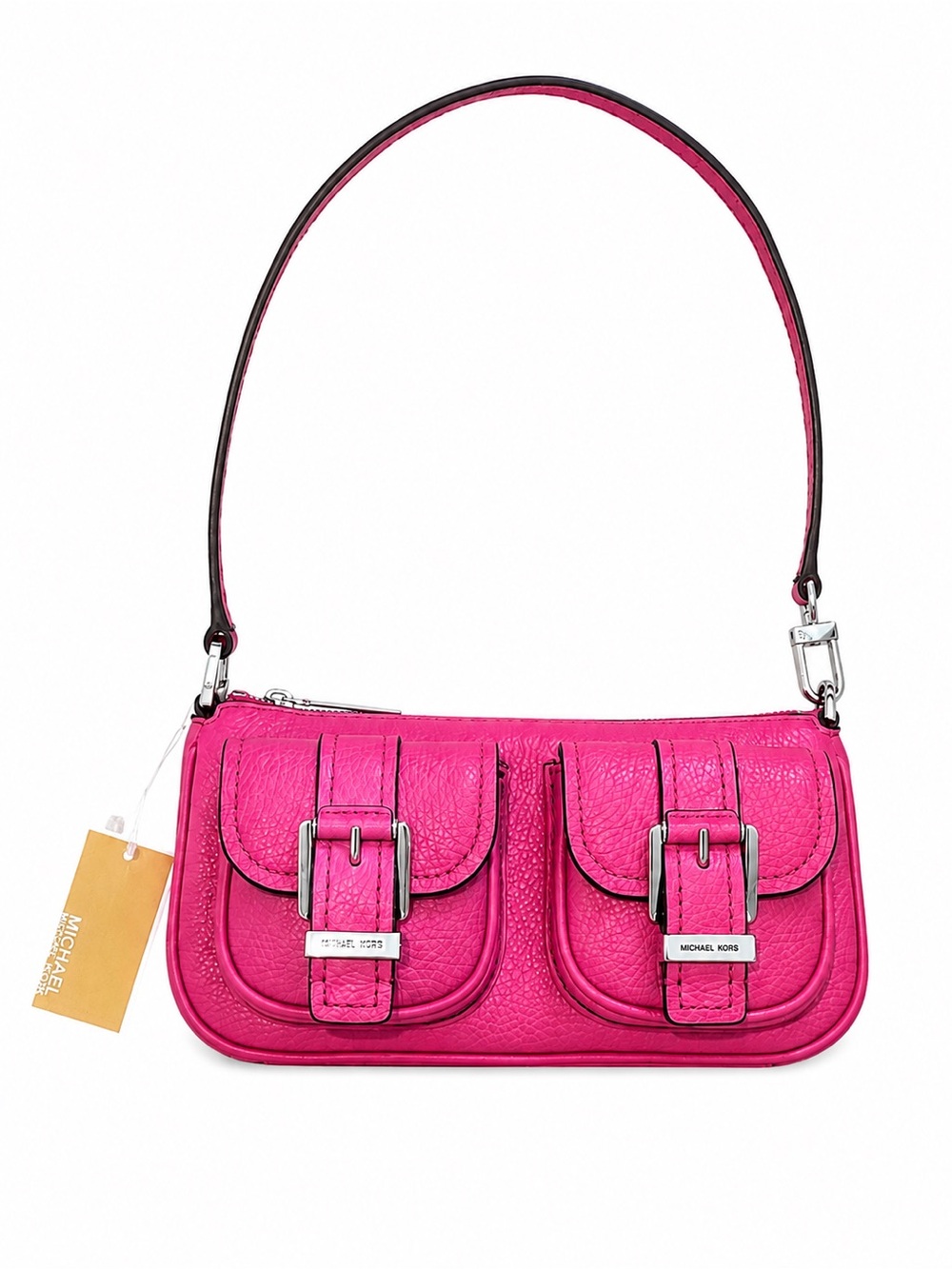 MICHAEL MICHAEL KORS
Zoe Small Pebbled Leather Pochette